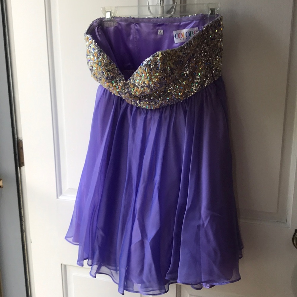 Purple fancy dress